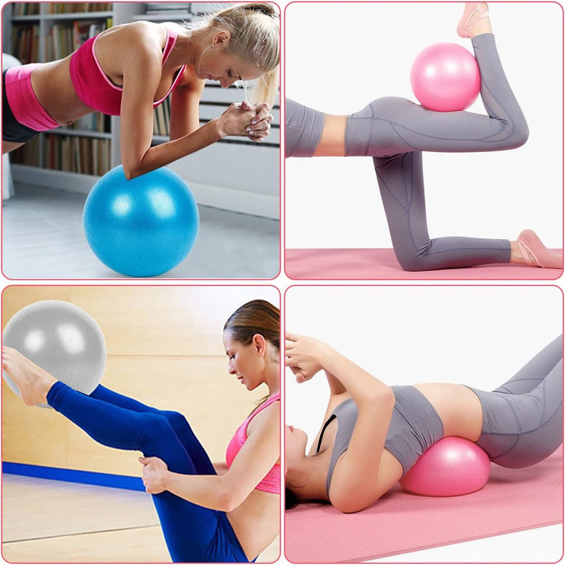 Gymnastiekbal, kleine pilatesbal, oefening barre bal voor yoga, stabiliteit, training, gym, anti-burst en slipbestendige ballen