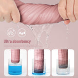 spuugdoeken, 10 stuks stoffen luiers 27x50 cm hydrofieldoeken 6 lagen absorberend washandjes 100% katoen doeken vouwluiers voor baby bonen pasta