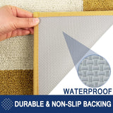 Schoonloopmat voor binnen, 86 x 150 cm, antislip deurmat, wasbare schoonloopmat, absorberende deurmat voor hond, ingang, voordeur