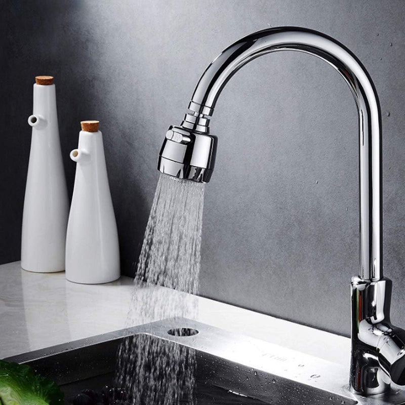 360 ° draaibare wastafel kraan geavanceerde bubbler kraan beluchter waterbesparende kraan filter kraan beluchter filter kraan spray instelling sproeikop voor badkamer keuken (kort)