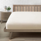 Hoeslaken 120x200x30, microvezel het hele jaar door beige