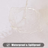 Transparante tafelfolie, tafelkleed Transparant tafelkleed 100 cm breed, verkocht per meter 0,18 mm dik, waterdichte, wasbare PVC-folie, vetvrije tafelbeschermer (100 x 150 cm)