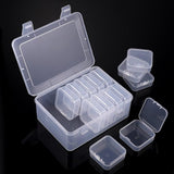 14 stuks opbergdozen met klein deksel, en 1 grote plastic doos met deksel, transparante sorteerdoos voor kralen, sieraden en pillen