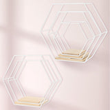 Wandplank wit metaal set van 5 planken wanddecoratie hangplank zolder wandplanken wandplank wit voor wanddecoratie in woonkamer, slaapkamer, badkamer, café en hotel