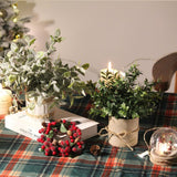 4 stuks mini-kunstplanten, klein, kunstplanten, plastic, nepplanten voor slaapkamer, badkamer, keuken, thuis, binnendecoratie