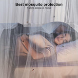 Klamboe, klamboe, tweepersoonsbed met 4 hoekpalen, groot muggennet voor bed, eenpersoonsbed en tweepersoonsbed, vliegennet, draagbaar muggennet voor volwassenen, kinderkamer, 190 x 210 x 240 cm (wit)