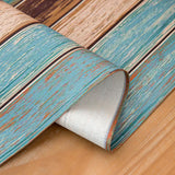 Tafelloper groen tafelloper lente zomer nautisch anker linnen tafelmatten retro rustieke schuur houtstructuur keuken eettafel decoratie tafelloper modern voor feest 40 x 140 cm