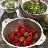 Zeef, roestvrij staal, 24 cm & zeef, roestvrij staal, 20 cm, 22 x 20 x 10 cm