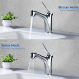 Wastafelkraan met uittrekbare douchekraan Badkamer Uitschuifbare Kraan Badkamer Badkamer Kraan Wastafel Kraan Chroom