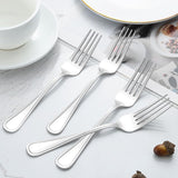 Vorken 24 stuks, 20 cm, roestvrij stalen vorken, tafelvorken, bestekvorken, taartvorken, spiegelgepolijst, dessertvorken, vaatwasmachinebestendig, tafelvorken, geschikt voor thuis, restaurant,