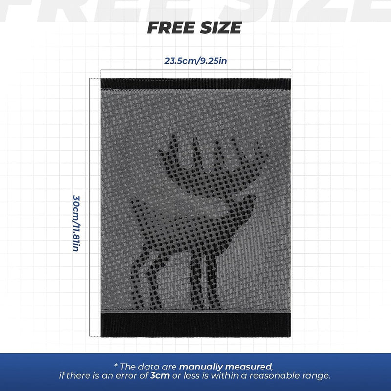 Multifunctionele doek, colsjaal, winterhalsdoek, winddicht, elastisch, ademend, halswarmer, voor dames en heren, voor outdoorsport, skiën, hardlopen, fietsen, wandelen