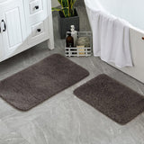 Vloerkleed, badmat, antislip, absorberend, voor woonkamer, slaapkamer, badkamer, 70 x 120 cm, bruin