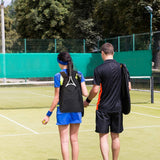 Tennisrugzak, tennistasje, uniseks tennisrugzak voor dames, heren en kinderen, rackettas, rugzak, tas voor tennis, badminton, hoofd, tennisrugzak, sportrugzak, tennistas rugzak