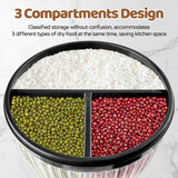 Graancontainer 5L, graandispenser en droogvoercontainer voor granen, rijst, bonen