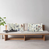 Kussensloop 40 x 40 cm, set van 4 linnen, decoratieve kussenhoezen voor bank, woonkamer, slaapkamer, kantoor, woondecoratie (40 x 40 cm, stijl 1)