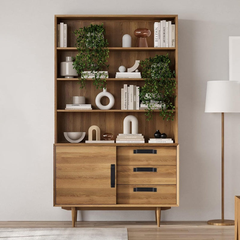 Schuifdeurgreep, schuurdeurgreep, handgreep, metalen handgreep aan beide zijden gematteerd, zwarte handgrepen, meubelgreep, voor schuifdeuren, kasten en kledingkasten, solide en eenvoudig te