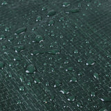 Beschermhoes voor meubelsets, 193 x 136 x 88 cm, afdekking voor tuinmeubelen, zitgroep, afdekhoes van PE, zeil, uv-bestendig, waterafstotend, winterbestendig, scheurvast, groen