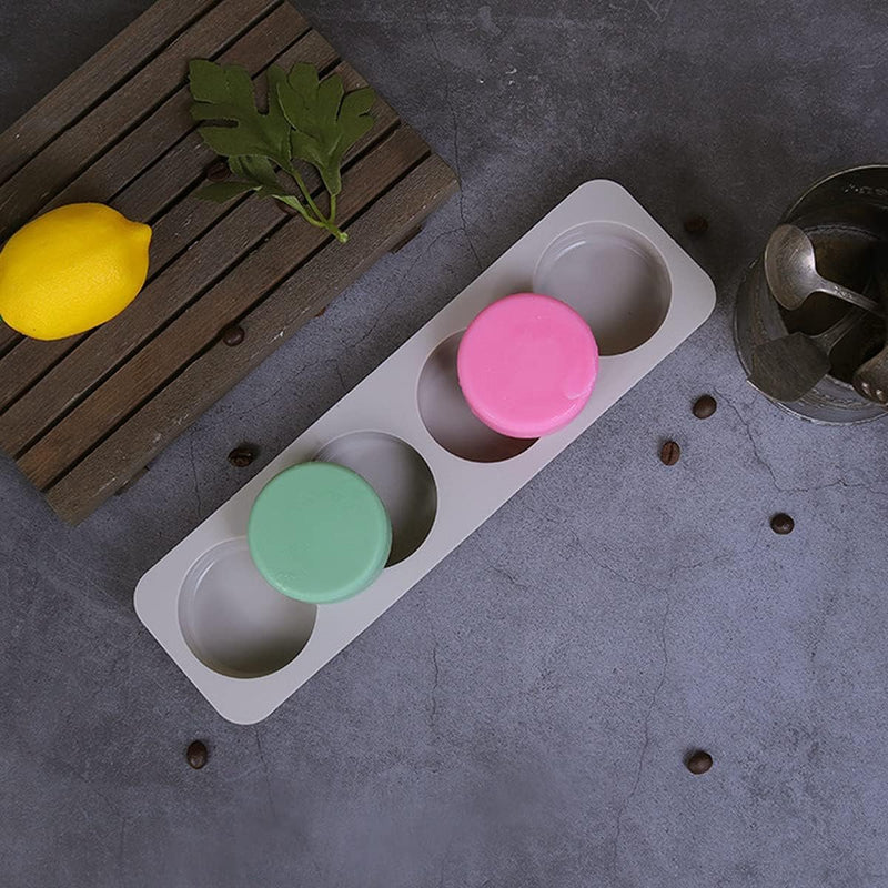 3 stuks zeepvormen siliconen handgemaakte siliconen vorm zeepvorm DIY vormpjes cakevormen chocolade zeepgietvorm voor zeep maken muffins ijsblokjes