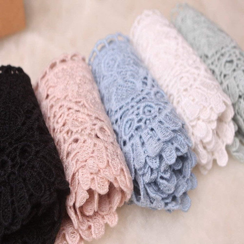 9 cm breed Europa kroonpatroon inelastisch borduurwerk kanten rand, gordijn tafelkleed hoes bruids doe-het-zelf kleding/accessoires (1,8 meter in één pakket) (pruim)