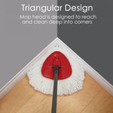 mop-vervangingskoppen, geschikt voor alle Velida spin-mop vloermoppen, spin-mopkop, 3 stuks