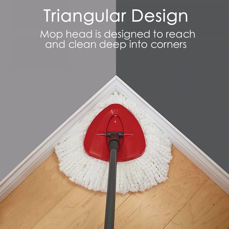 mop-vervangingskoppen, geschikt voor alle Velida spin-mop vloermoppen, spin-mopkop, 3 stuks