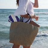 Strandhanddoeken - Cabana Gestreept Klassiek 100% katoenen badstof Ringgesponnen zwembadhanddoek Sneldrogend 450 gsm 2-pack voor volwassenen (variëteit - 4-pack 30 "x 60")