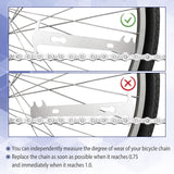 Fietskettinggereedschap, 10 stuks, fietsreparatieset voor 6/7/8/9/10 snelheidsketting, kettingklinknagel, ketting, schakeltang, kettingleuning, fietskettingen, klinknagels voor universele fiets