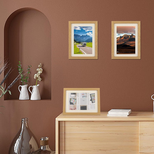 Set van 2 fotolijsten kindertekeningen A4, Fillba kunstfotolijsten voor kinderen, fotolijsten kinderfoto's voor kindertekeningen, kinderkunstprojecten, school, thuis of op kantoor