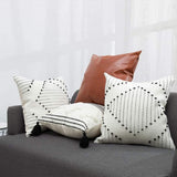 Set van 2 boho-kussenslopen, 45 x 45 cm, decoratieve kussenhoezen, boho-kussen, sierkussen, katoenen kussenhoezen, bankkussen, hoofdkussen voor bank, slaapkamer, woonkamer, auto