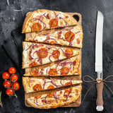 Bruidstaartserveerset, elegant taartmes en taartschep, perfecte taartsnijset voor bruiloft, feest en jubileum