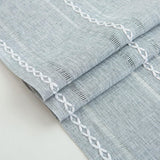 Tafelloper landhuisstijl grijs boho tafel loper met kwastjes rustieke table runner, 32x228 cm, lichtgrijs