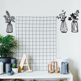 3 stuks bloemen metalen wanddecoratie zwart metaal muurkunst metaal bloemen wandsculptuur voor terras balkon woonkamer badkamer slaapkamer eetkamer keuken decoraties