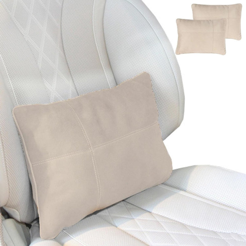 2 x auto lendenkussen. Lendenkussen voor de rugleuning. Rugsteun voor de auto. Ademend, comfortabel, zacht rugkussen. Rugkussen voor reizen, stoel, stoel