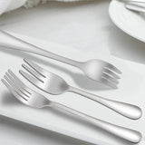 24 stuks 14,5 cm taartvorken, dessertvorken, roestvrij stalen set