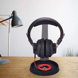 koptelefoonhouder houder standaard, stabiele hoofdtelefoonstandaard met kabelhouder voor Sennheiser, Sony, Audio-Technica, Bose, Beats, Gaming Headset, metaal & siliconen