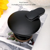 2L geïsoleerde koffiepot, voedselveilige 304 roestvrijstalen geïsoleerde kan, geïsoleerde vacuümkoffiepot met drukknopbovenkant, koffiekarafkan voor thee, warme en koude dranken (marineblauw)