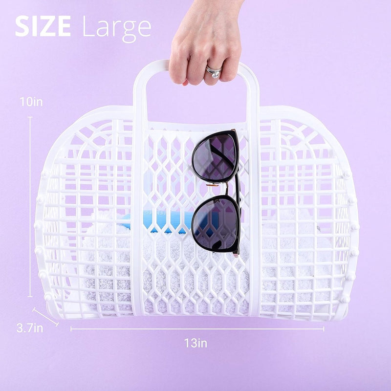 Gelei-zak, herbruikbare geschenkmand, strandtas voor meisjes, gelei-portemonnee voor peuters, kinderen, Halloween, bruid, paasmand