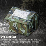 Kattenhuis voor buiten Winterbestendig, opvouwbaar, waterdicht en warm Kattengrothuis met verwijderbaar kussen voor zwerfdieren