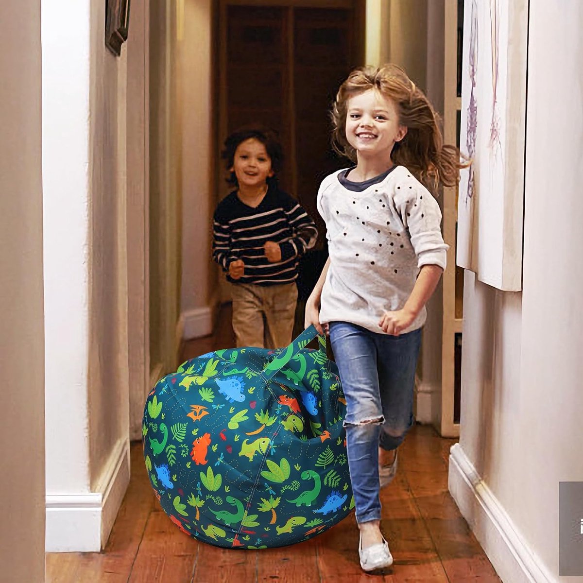 AMIGOB DBREAKS Zitzak voor kinderen, speelgoedopslag, organizer voor knuffeldieren, knuffeldier, opvouwbare opbergtas, extra groot 200 l zitzakken, stoelen, bank-zitting AMIGOB DBREAKS Zitzak voor kinderen, speelgoedopslag, organizer voor knuffeldieren, knuffeldier, opvouwbare opbergtas, extra groot 200 l zitzakken, stoelen, bank-zitting