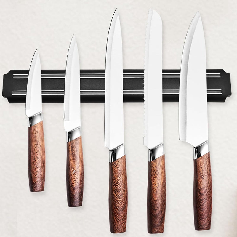 Magneetstrip meswand 2 stuks 33 cm meshouder magneetmes magneetstrip messenstrip magneetmes magneetrail magnetische meshouder