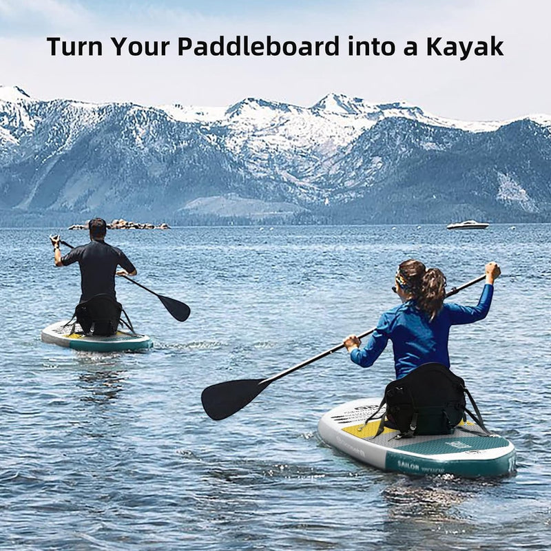 SUP-zitting, afneembare kajakzitting voor stand-up paddling board, comfortabele en eenvoudige installatie, veelzijdig aanpasbaar aan SUP, sit-on-top kajaks