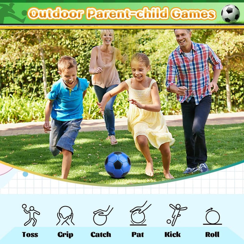 13 cm grote schuimrubberen mini-voetballen voor kinderen en volwassenen, zacht, modderig, langzaam stijgend voetbaldoel speelgoed voor doelsets, zwembad-waterballen, indoor, outdoor, sportcadeau