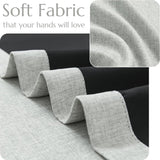 100% verduisteringsgordijnen, ondoorzichtig thermogordijn voor slaapkamer woonkamer, warmte-geïsoleerde volledig licht blokkerende gordijnen, back tab-raambehandelingen, grijs, 210 x 130 cm (h