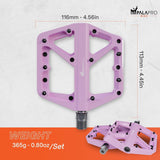 Fietspedalen Fiets gemaakt van nylon Antislip Breed platform - Fietspedaal 9/16 inch lager Waterbestendig Anti-stof Mountainbike-pedalen Pedalen MTB-pedalen Grindfiets Racefiets-pedalen