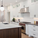 Meubelgrepen, 10 stuks, 96 mm, zwart, handgrepen voor keukenkasten, keukengrepen, moderne ladegrepen, kledingkast, kastgrepen, roestvrij staal, keuken, rechthoekig, handgrepen