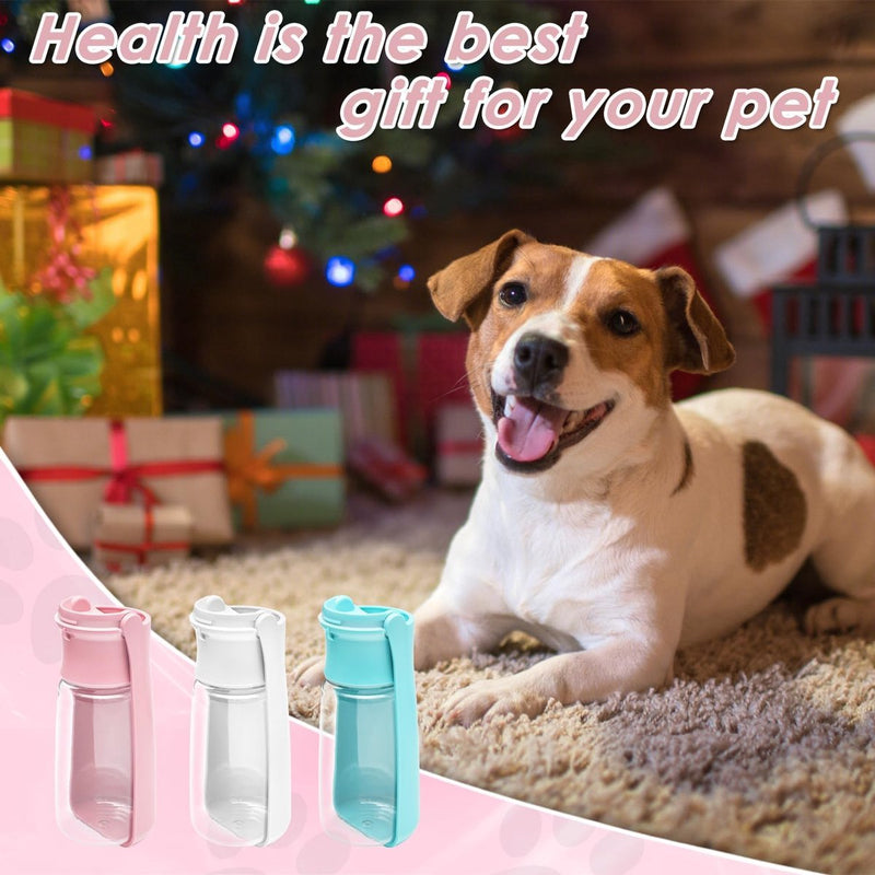 Hondendrinkfles, 550 ml, opvouwbare waterfles voor honden, draagbare drinkfles voor honden, waterbak voor huisdieren, lekvrij, waterdispenser voor honden voor wandelen, reizen en kamperen,