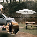 Opvouwbare parasolvoet, tuinparasolstandaard, patio rond brella base houder, inklapbare parasolstandaard voor tuin, camping