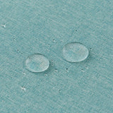 Kussensloop, outdoor, waterdicht, bankkussen, waterdicht, sierkussen, kussenslopen, decoratieve kussens kussenhoes van polyester, voor tuin, bank, woonkamer, bed, set van 2, 40 x 40 cm, cyaan