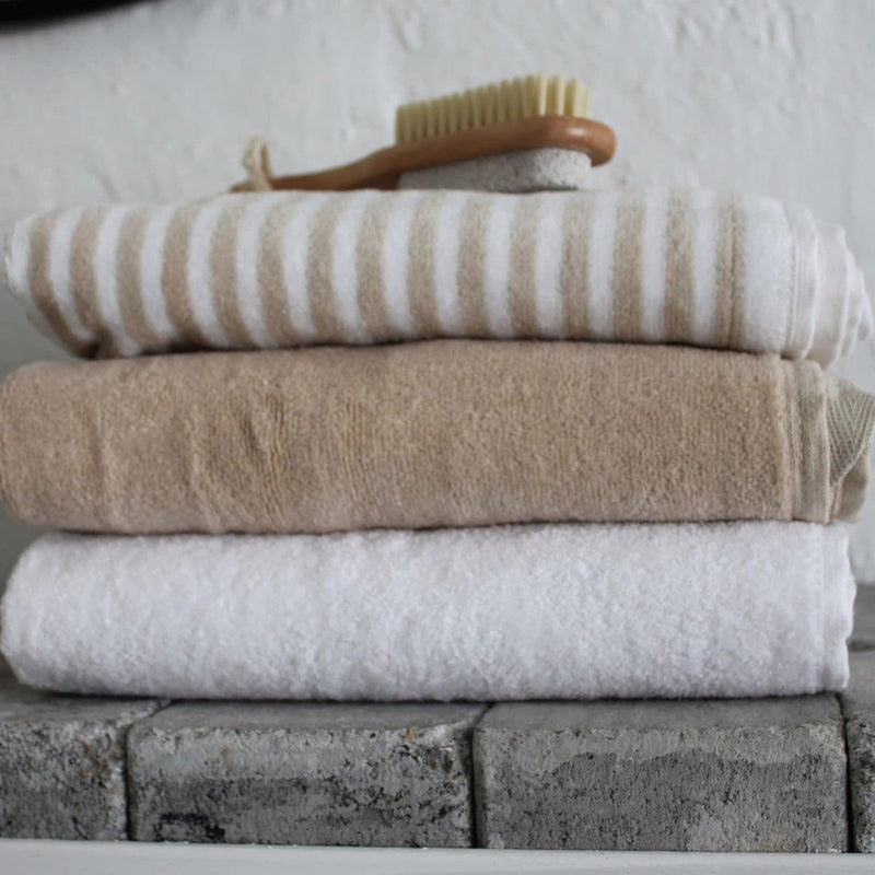 Extra zachte handdoek 100% biologisch katoen | 1 x handdoek 50x100 cm | zand