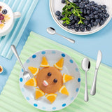 Kinderbestek, roestvrij staal, klein kinderbestek, 16-delige set, kinderbestekset voor jongens/meisjes, peuters, lepels, messen, vorkset vanaf 3 jaar, niet giftig en gezond